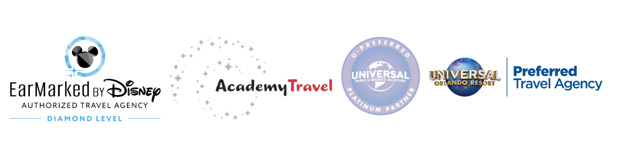 Disney Diamond Level, Academy Travel, Disney Destinations, Universal Orlando Preferred Travel Agency